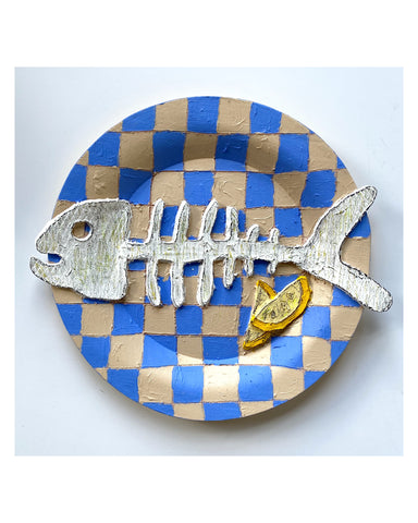 Teddy Benfield, "Untitled (Fish Plate 3)"