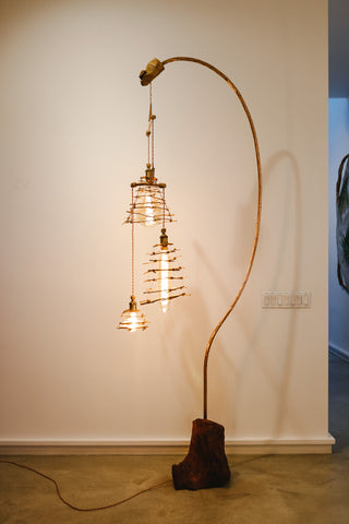 Spencer Falls, "Kinetic Floor Lamp"
