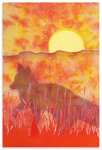 James Razko, "Fox and the Sunset"