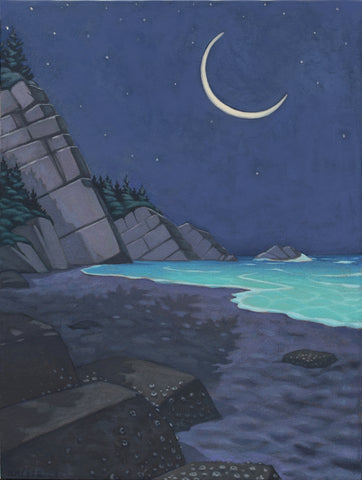 Nathaniel Meyer, "Midtide at Night"