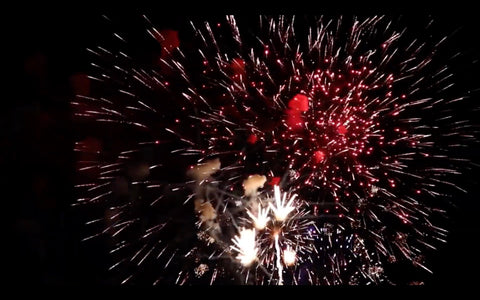 Dulce Lamarca, "Fireworks (Video Still)"
