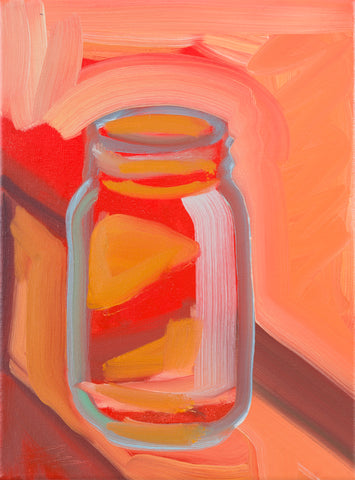 Peter Gynd, "Mason Jar in Orange"
