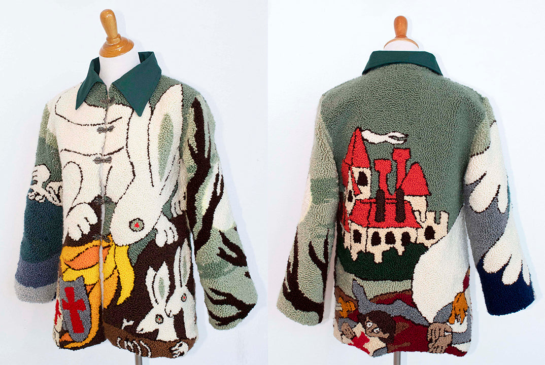 Haley Wood, "Punch Needle Coat" SPRING/BREAK Art Show