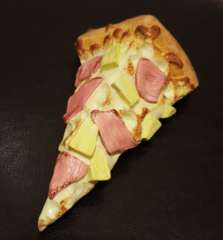 Edward Cabral, "Bent Domino's Hawaiian Pizza Slice"