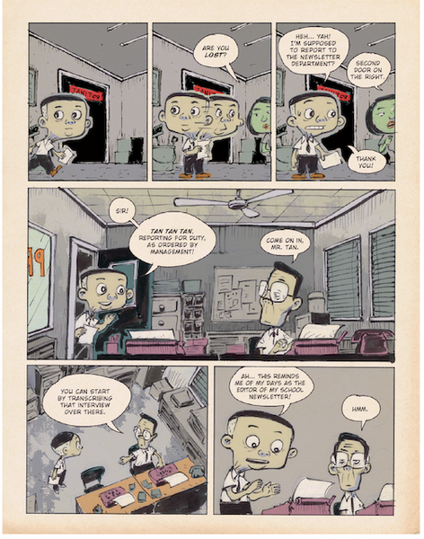 Sonny Liew, "Untitled (Sinkapor Inks)"