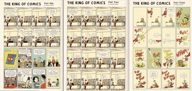 Sonny Liew, "The King of Comics (Tryptich)"