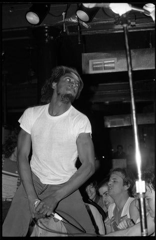 Leslie Clague, "H.R., Bad Brains, at 9:30 Club, April 29, 1982"