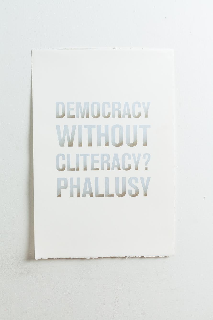 Sophia Wallace, "Democracy without Cliteracy? Phallusy. (CLITERACY, NATURAL LAW NO. 57)"