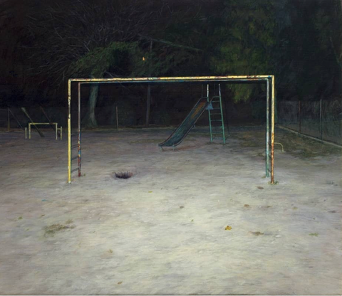 Alberto Regueira, "The unexpected wormhole (Parks at Night)" SOLD