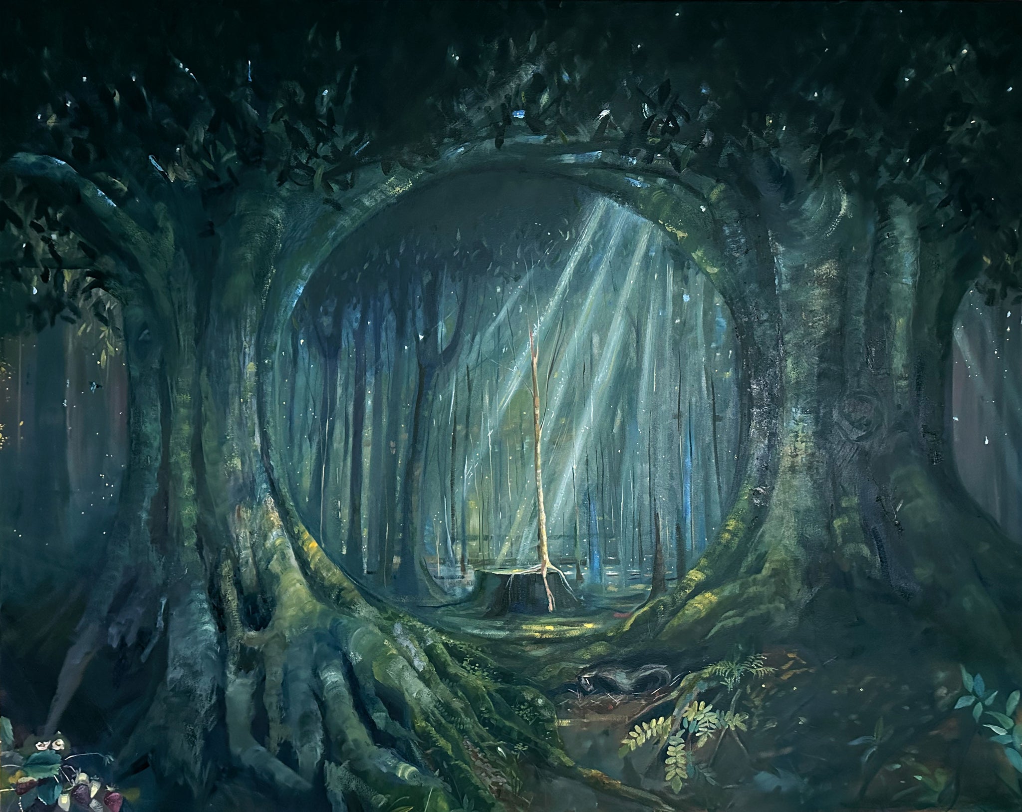 Carl Grauer, "New Life (Two Trees)"