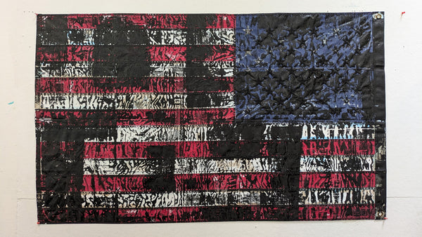 Andrew Roberts-Gray, "Black Flag #1 (verso)"