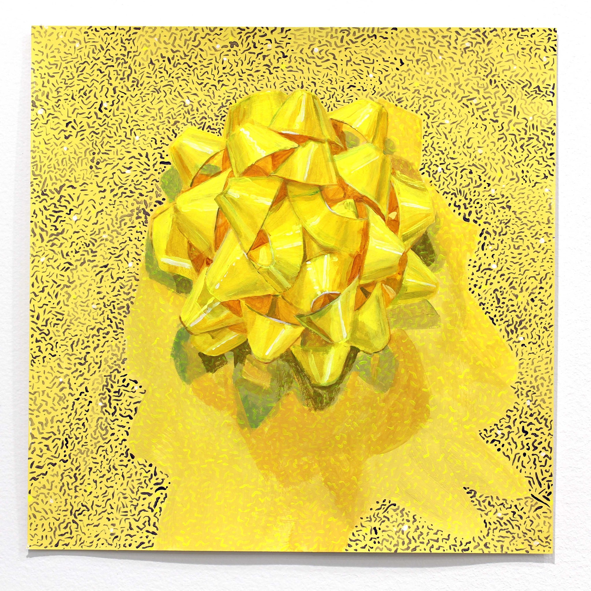 Melodie Provenzano, "Gold Bow on Magnetic Field"