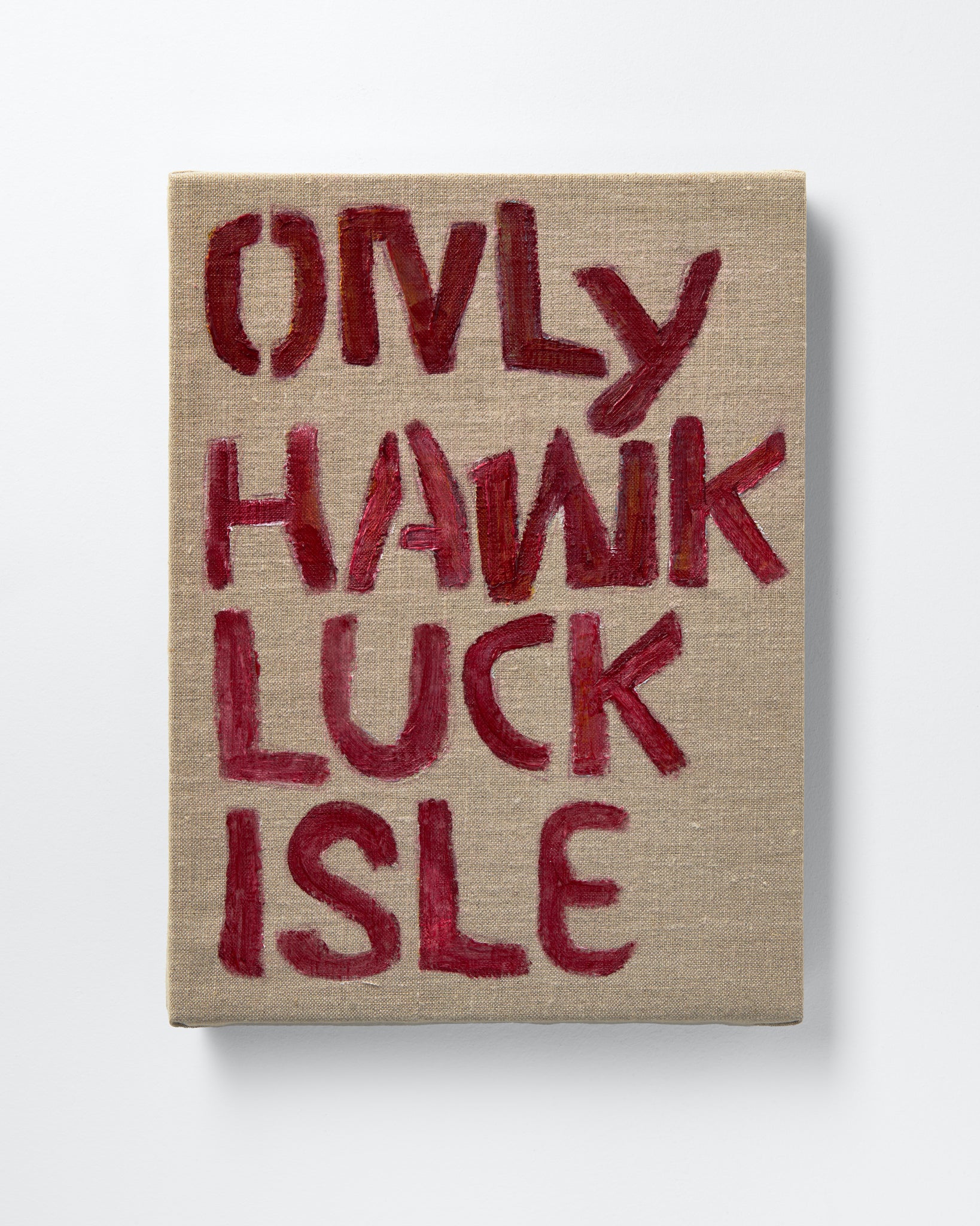 Marcus Civin, "ONLY POEM (ONLY HAWK LUCK ISLE)"