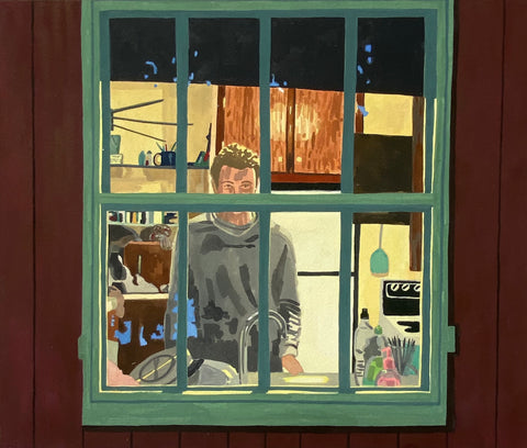 Breehan James, "Mike in Window"