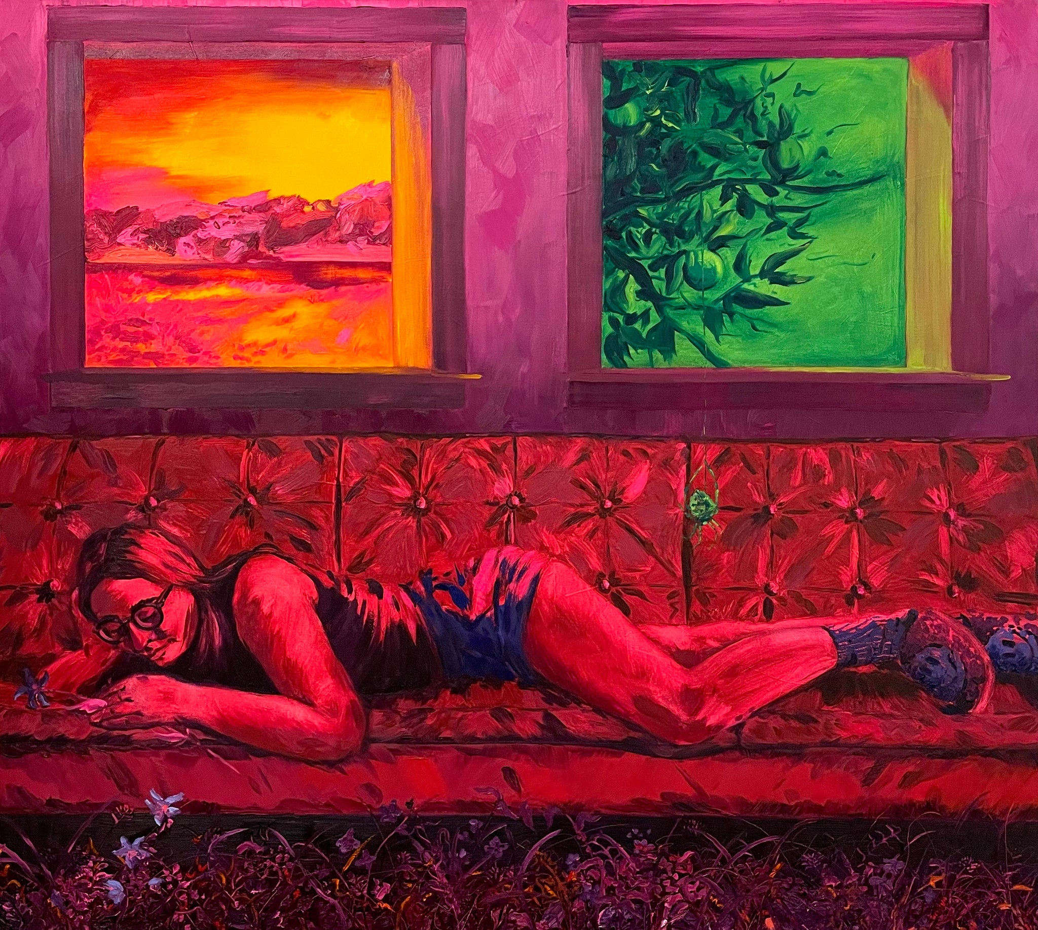 Emily Stroud, "Red Afternoon"