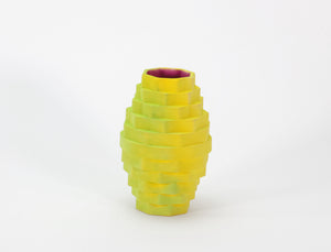 Christine Romanell, "Small Vessel Yellow Orange"