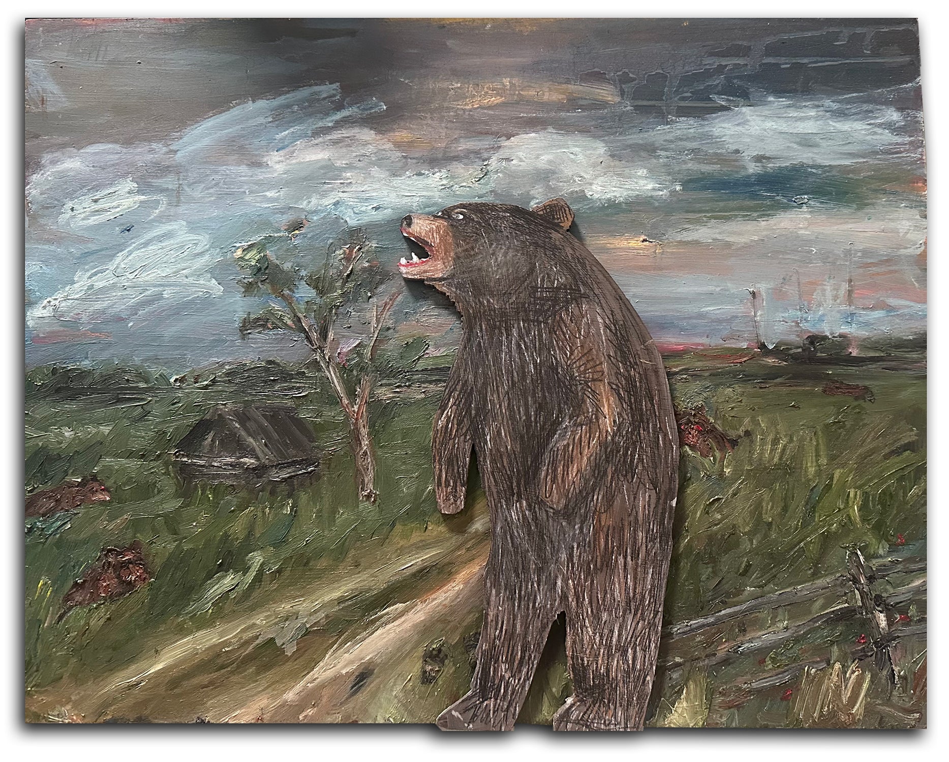 Dasha Bazanova, "Bear Outside the Village"