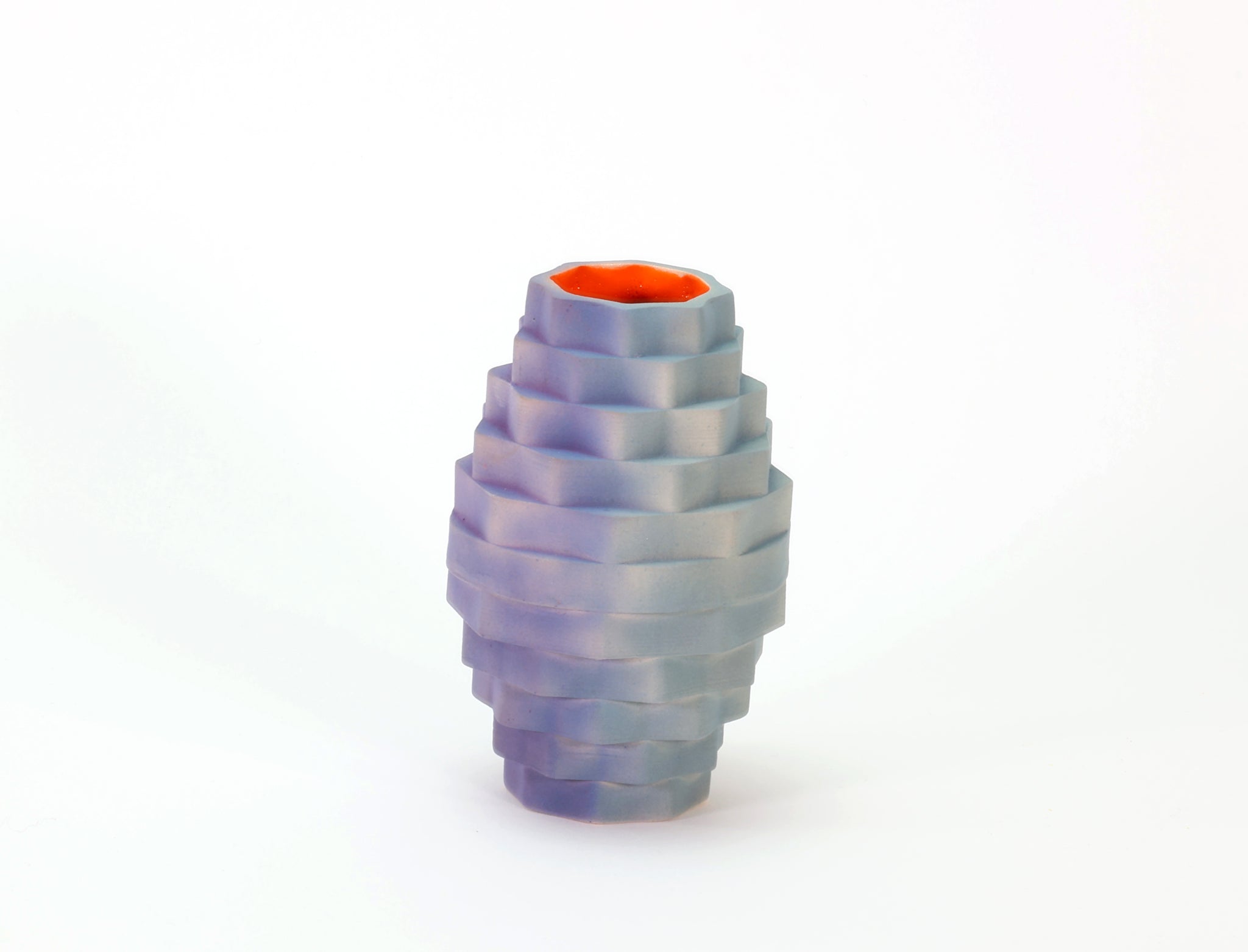 Christine Romanell, "Small Vessel Blue Orange"