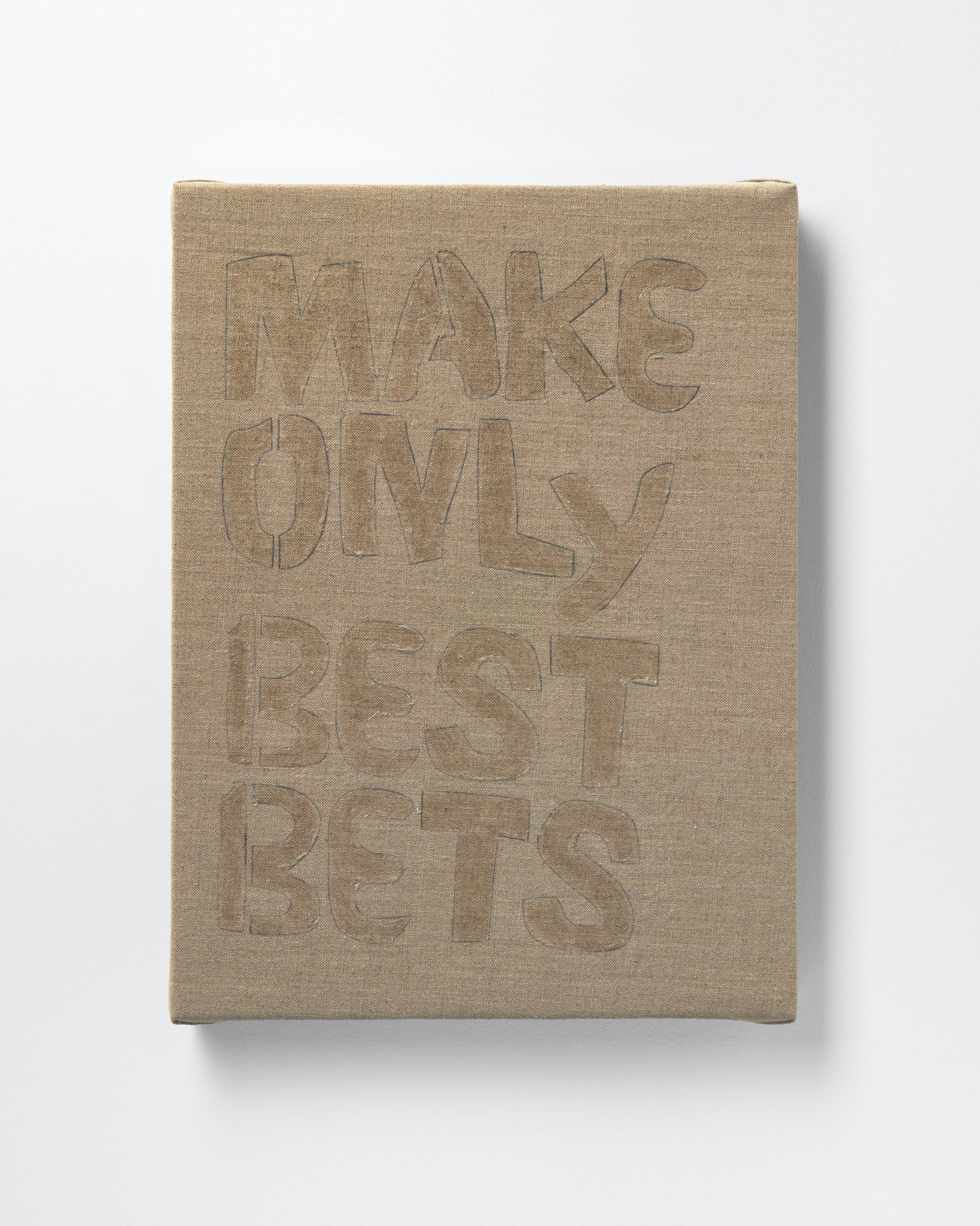 Marcus Civin, "ONLY POEM (MAKE ONLY BEST BETS)"