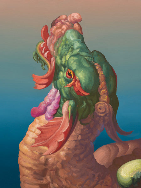 Andrew Jilka, "Sea Monster Screen Wrapping Vertically"