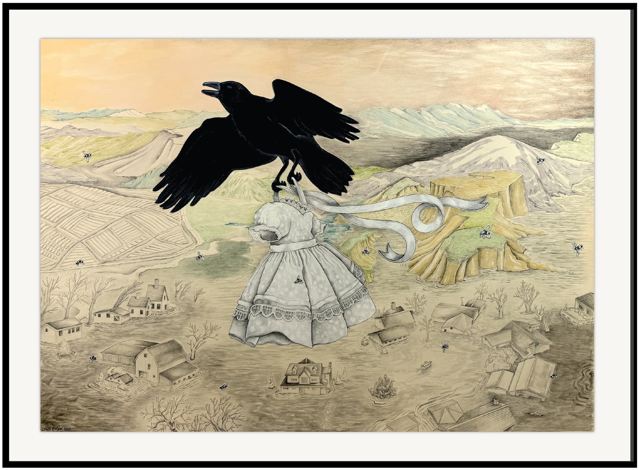 Carole Bolger, "Shelter From The Storm" Print