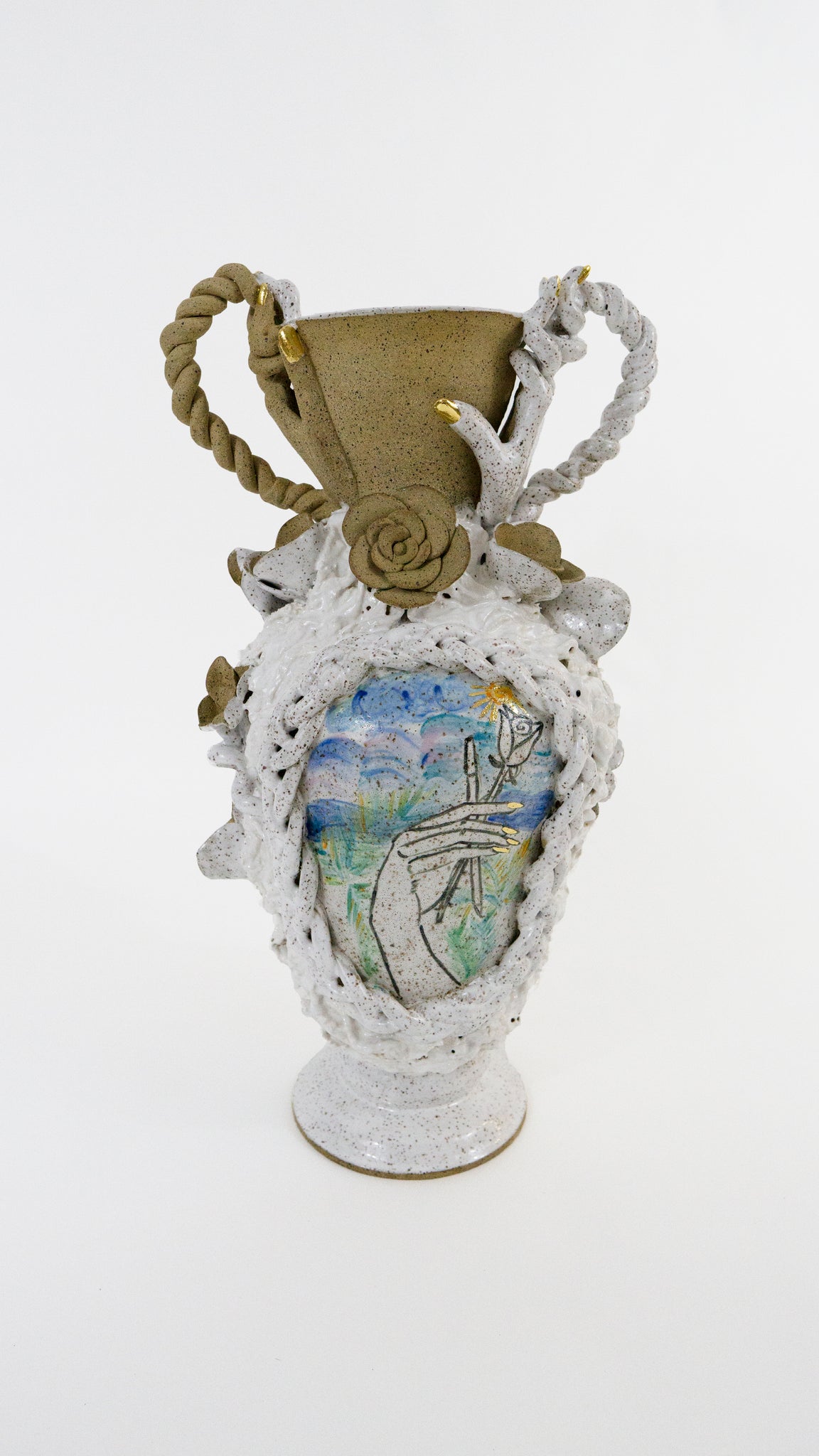 Jen Dwyer, "Chloe's Vase' (Greek goddess of nature/spring)"