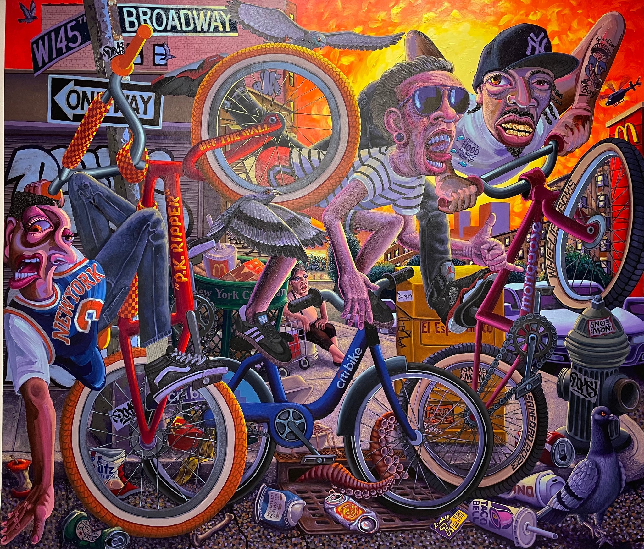 Tom Sanford, "Wheelie Boys Ride Out"