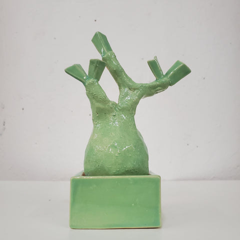 Takashi Horisaki, "InstaBonsai-Gracillius Green with Five Leaves"