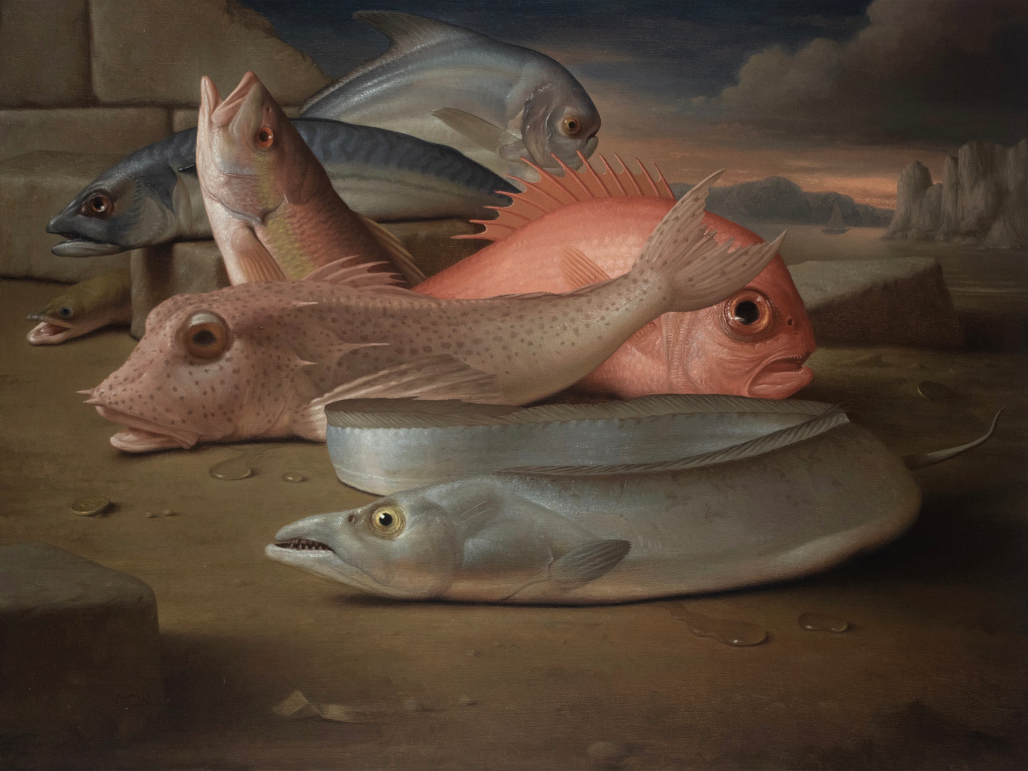 Devin Cecil-Wishing, "Outskirts #6" SOLD