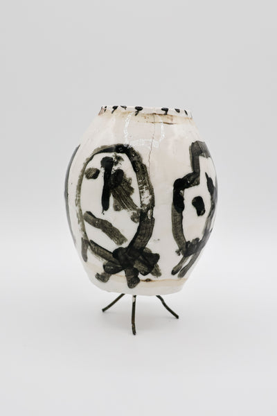 Greg Haberny, "Vase With Tripod Feet"