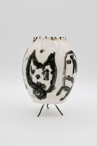 Greg Haberny, "Vase With Tripod Feet"