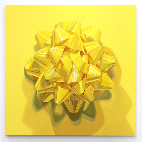 Melodie Provenzano, "Gold Bow on Yellow"