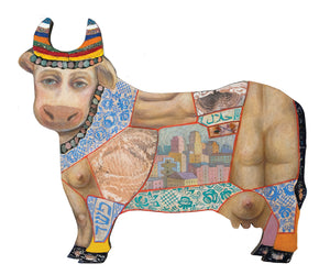 Viktoriya Basina, "Folk Toys: The Cow" SOLD