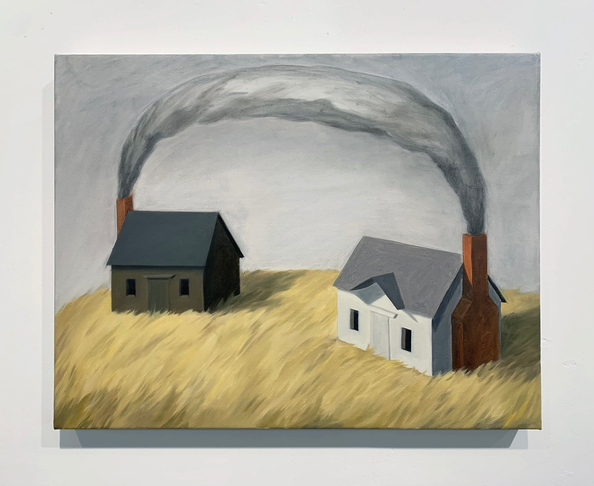 Cate Pasquarelli, "Two Houses" SOLD