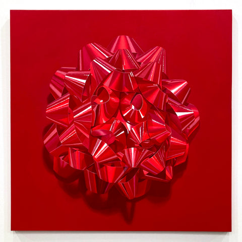 Melodie Provenzano, "Red Bow on Red"