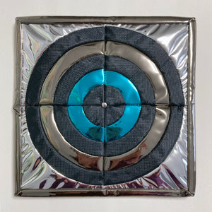 Erika Diamond, "Target Study #1 (turquoise & gray)"