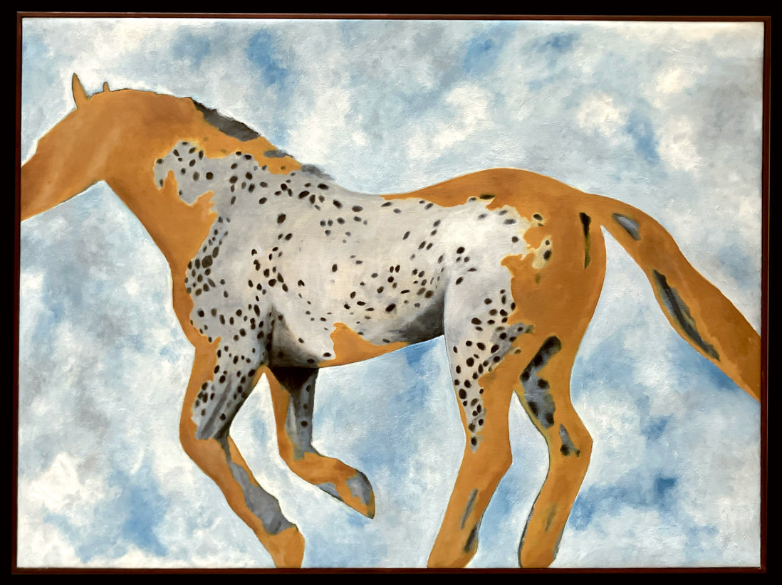 Eric McHenry, "Gold Painted Appaloosa"