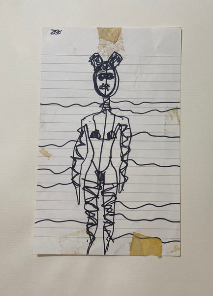 KESH, "Dress - Line Works" Drawing Series