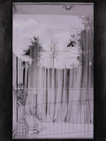 Erin Fostel, "Untitled window series 17 (sketch)"