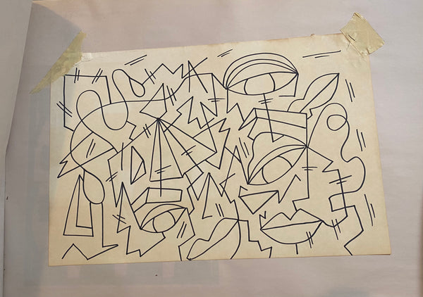 KESH, "Dress - Line Works" Drawing Series