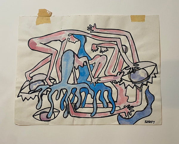 KESH, "Dress - Line Works" Drawing Series