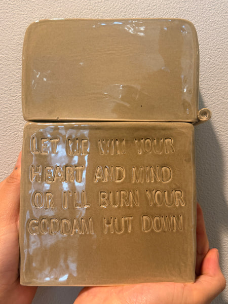 Johannah Herr, "Vietnam Zippo Lighter Tiki Mug (Bathtub Lovers 2)"