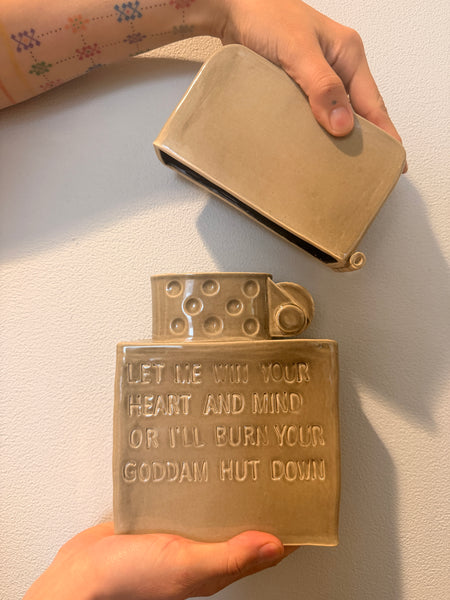Johannah Herr, "Vietnam Zippo Lighter Tiki Mug (Bathtub Lovers)"