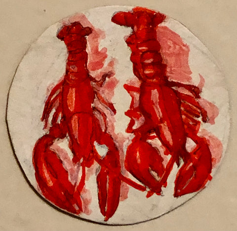 Dale Wittig, "Two Lobsters 1"