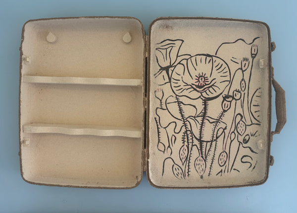 Bianca Abdi-Boragi, "Sand Painting_Poppy Fields"