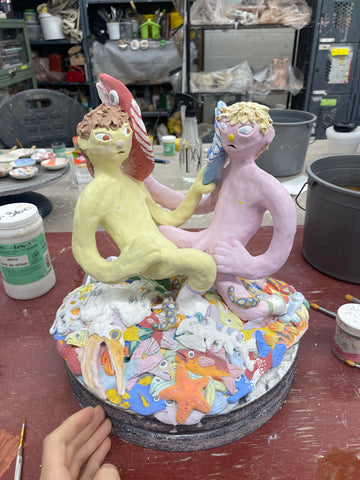 Colin J Radcliffe, "Fishing over Fish II"