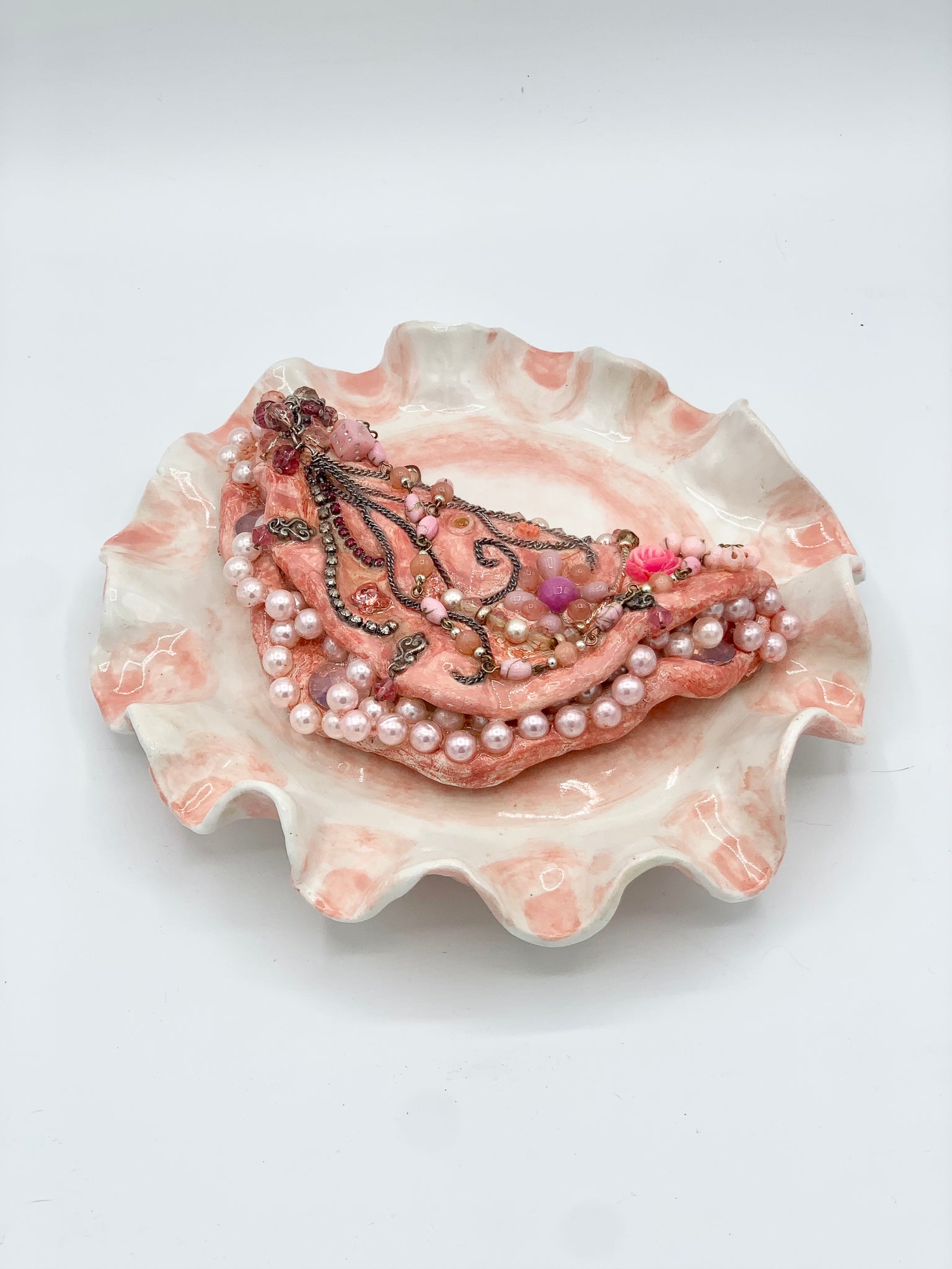 Mary Gagler, "Fabergé Omelet (Pink)"