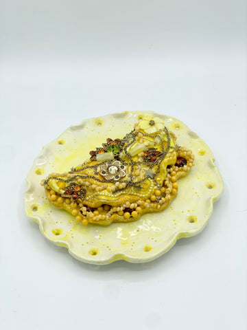 Mary Gagler, "Fabergé Omelet (Yellow)"