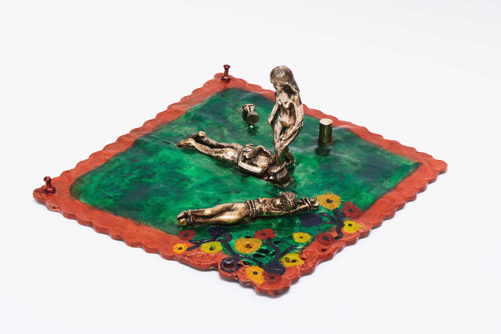 Jeff Bliumis, "Dominatrix Needlepoint"