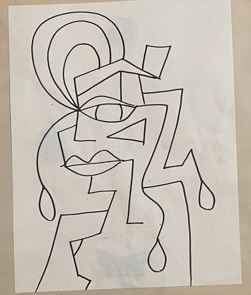 KESH, "Dress - Line Works" Drawing Series